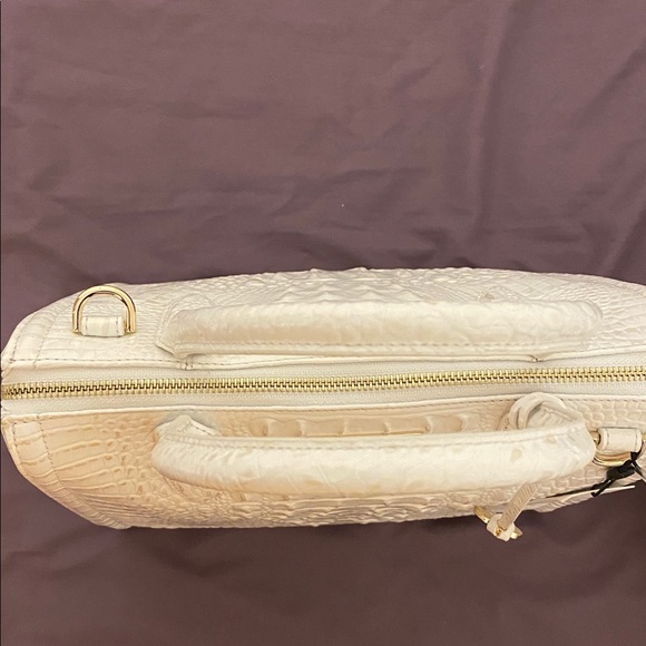 Brahmin Ivory -Caroline Luxury Croc-Embossed Handbag - Picture 7 of 16